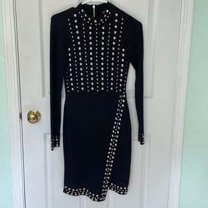 Fitted, black, beaded I.N.C dress